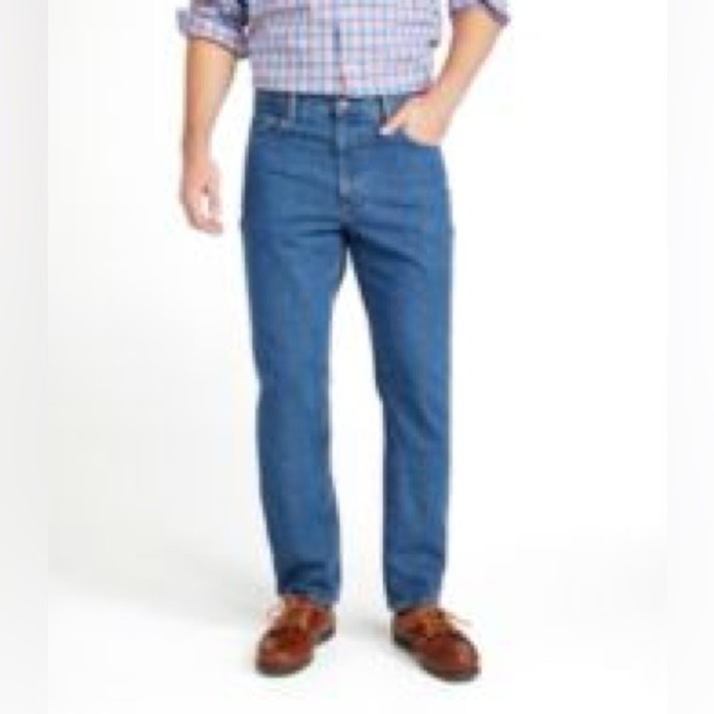 LL Bean NWT Men’s stonewashed Double L denim jeans. Size 38x34. Still in bag - Picture 4 of 6